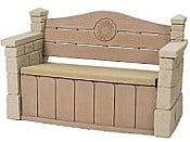Example of a Patio Storage Bench