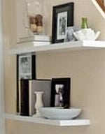 White Floating Shelves